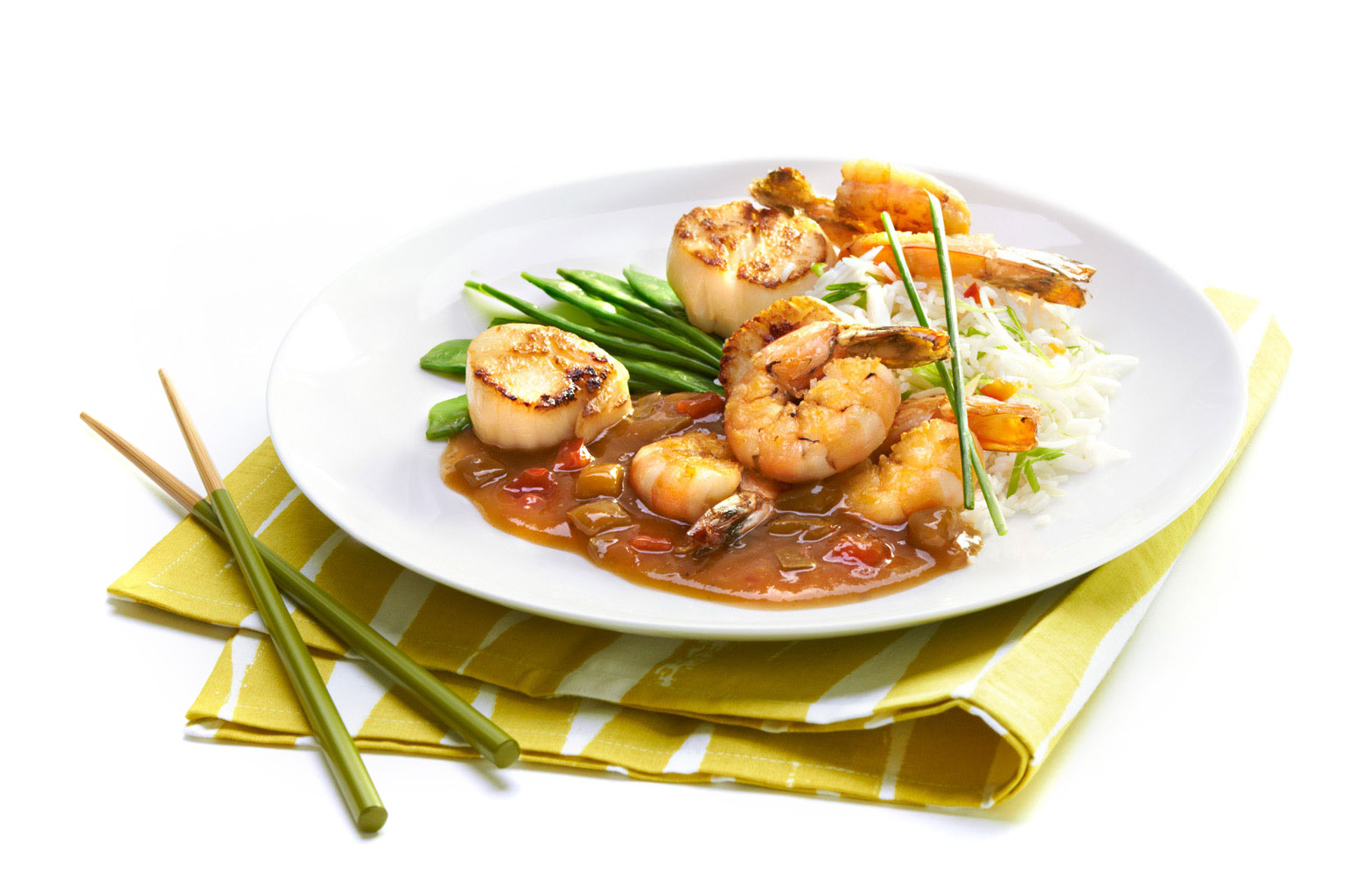 Asian-shrimp-and-scallop-in-pepper-sauce-with-white-rice-by-top-Los-Angeles-food-photographer.
